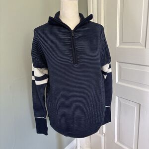 AERIE OFFLINE Jacket Sweatshirt Womens Small S Blue Zip Ladies